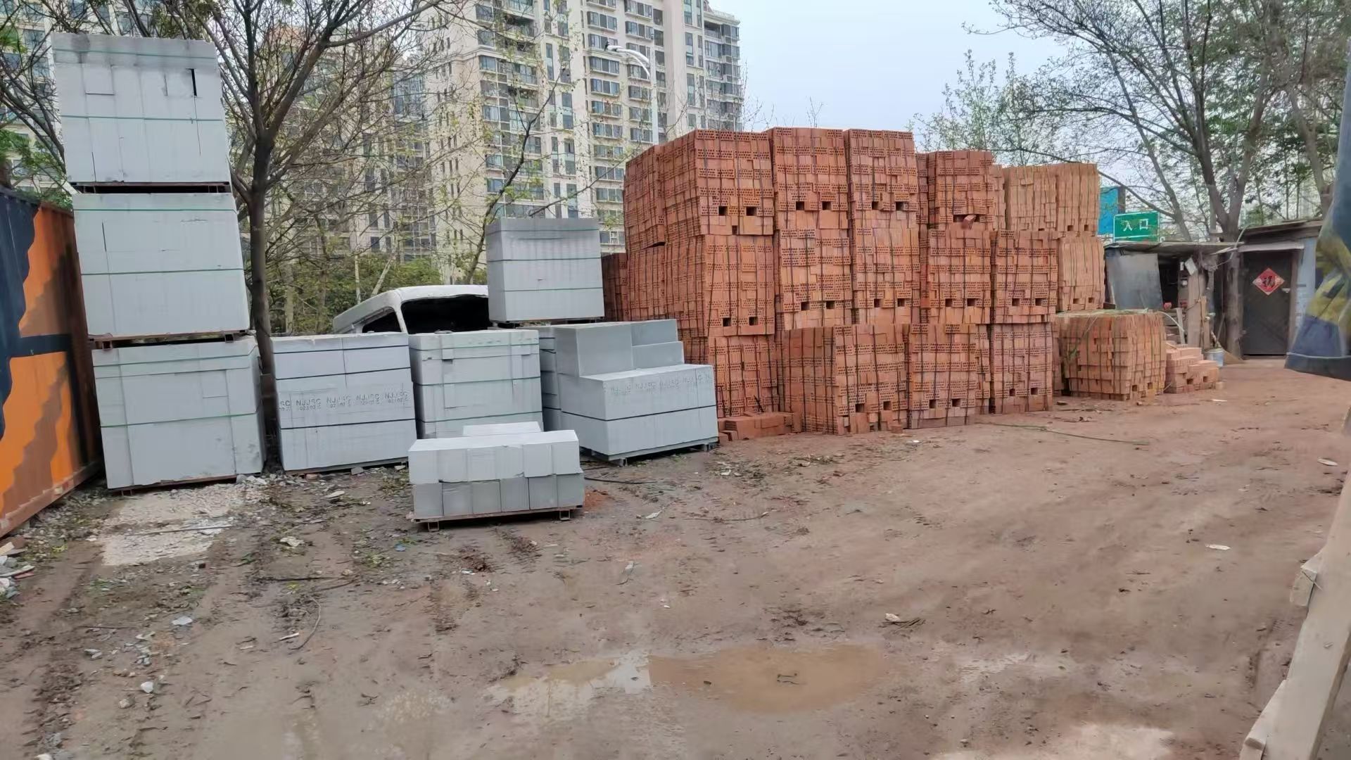 红砖和加气块库存